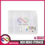 BOX REIKO STORAGE 1418 GREE LEAF 14 SEKAT - Gambar 3