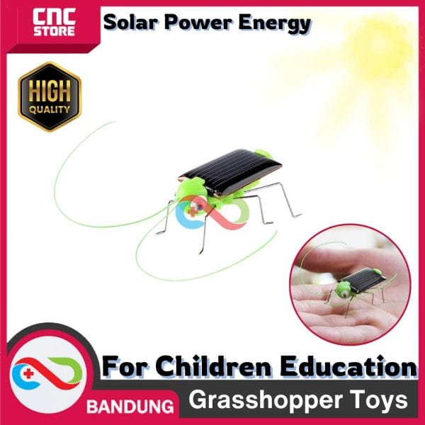 Mainan Edukasi Robot Replika Belalang Serangga Solar Energy