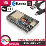 ESP32 ESP-32S DOIT WIFI BLUETOOTH IOT DUAL CORE TYPE-C 38 PIN PLUS KABEL DATA