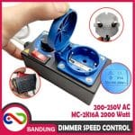 HQ DIMMER 2000W AC PENGATUR KECEPATAN GERINDA SELEPAN BOR 2000 WATT - Image 3