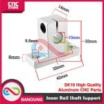 INEAR RAIL SHAFT SUPPORT SK10 HIGH QUALITY ALUMINUM CNC PARTS
