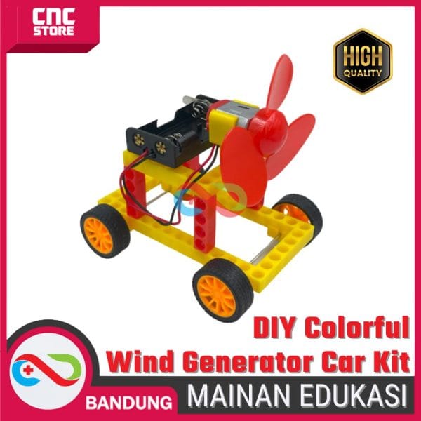 DIY KIT MOBIL GENERATOR ANGIN –MAINAN EDUKASI STEM UNTUK ANAK