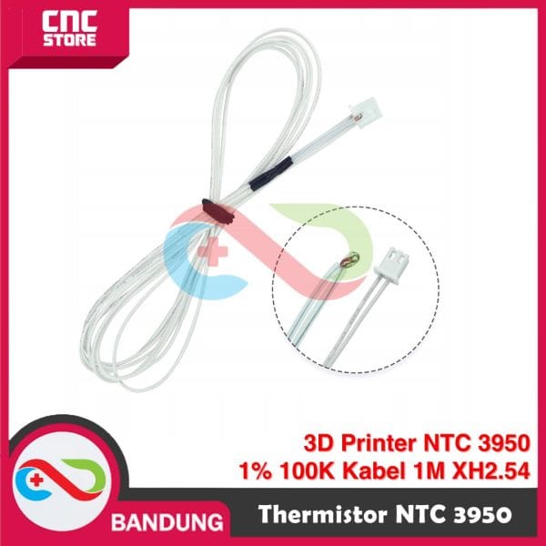 3D PRINTER THERMISTOR NTC 3950 1% 100K KABEL 100CM 1M XH2.54