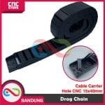 DRAG CHAIN / CABLE CARRIER HOLE CNC 15 X 40 MM / 15X40