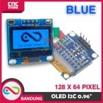 OLED LCD BLUE 0.96 I2C 128X64 DISPLAY MODULE - Image 2