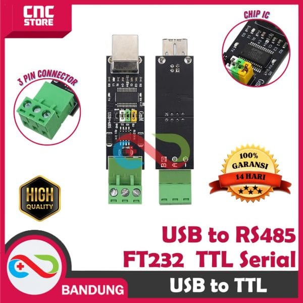USB TO RS485 FT232 TTL SERIAL CONVERTER MODULE FTDI RS 485 ARDUINO