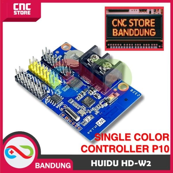 HUIDU HD-W2 SINGLE COLOR WIFI LED CONTROL P10 SCROLL MESSAGE SIGN