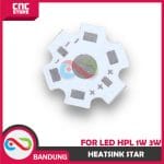 HEATSINK STAR ALMUNIUM PCB 1W 3W - PUTIH - Image 2