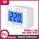 VOLTMETER DIGITAL AC 80-300V DM55-1 VOLTASE STOP KONTAK RUMAH TEGANGAN PLN - Image 3