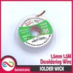 SOLDER WICK 1.5mm DESOLDERING WIRE PEMBERSIH TIMAH SOLDER 1.5mm 1.5M