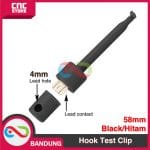 HOOK CLIP TEST 58MM KLIP PENJEPIT CONNECTOR KAIL PENGAIT IC BLACK - Image 5