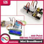 BREADBOARD MINI SOLDERLESS TRANSPARAN 400 400P - Image 2