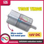 MOTOR DC GEARBOX 25GA310 METAL GEAR HIGH TORQUE 12V DC GEAR BOX -100 RPM - Image 5