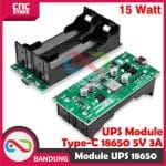 UPS MODULE 18650 5V 3A TYPE-C CHARGE DISCHARGING HIGHPOWER