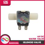 SELENOID SOLENOID VALVE AIR DC 12V UKURAN 1/2 INCH IN OUT 0.5 1/2 INCH - Image 4