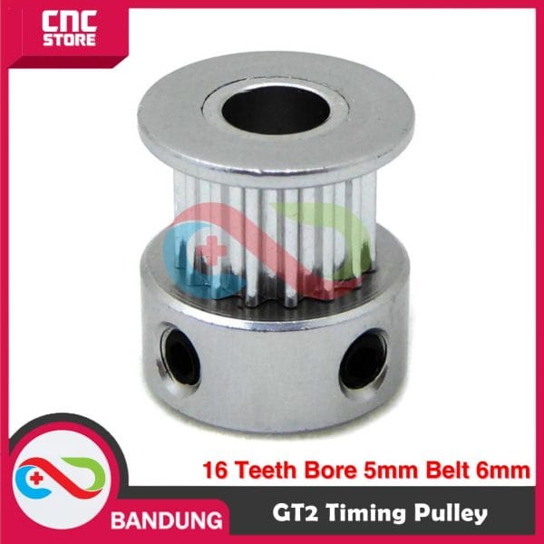 GT2 TIMING PULLEY 16 TEETH BORE 5MM BELT 6MM