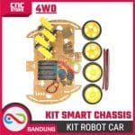 KIT Smart Chassis 4WD Robot Car Mobil – Kompatibel dengan Arduino dan Raspberry Pi - Image 3
