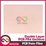 PCB POLOS DOUBLE LAYER FR4 FIBER 15X20CM - Image 4