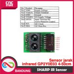 SHARP IR SENSOR JARAK INFRARED GP2Y0E03 4-50CM ANALOG OUTPUT + CABLE - Image 4