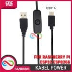 Kabel POWER Raspberry Pi, ESP32, NODEMCU, ESP8266 DENGAN Sakelar 5V3A - Image 2