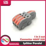 CONNECTOR KONEKTOR KABEL NV-F12/F13/F14/F15 SAMBUNGAN KABEL 1 LUBANG KE 3 - NV-F13 ORANGE - Image 4
