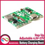 BATTERY CHARGING BOOST DISCHARGING ADJUSTABLE MODULE 2A 3.7V LITER 9V 18650 - Image 3