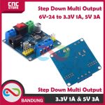 MODUL DAYA MULTY OUTPUT 6V-24 TO  3.3V 1A DAN 5V 3A STEP DOWN MODULE DAYA POWER SUPPLY - Image 2