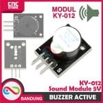 MODUL BUZZER 5V KY-012 ACTIVE HIGH FOR ARDUINO AKTIF HIGH SOUND MODULE