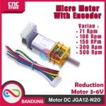 MOTOR DC JGA12 N20 DC 3-6V HIGH TORQUE MICRO DC GEARBOX JGA12-N20 -71 RPM