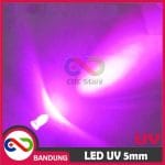 10PCS LED 5MM F5 UV ULTRA VIOLET ULTRAVIOLET UNGU SUPER BRIGHT CLEAR - Image 4