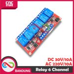 MODULE RELAY 6 CHANNEL 5V AKTIV HIGH LOW WITH OPTOCOUPLER - Image 2