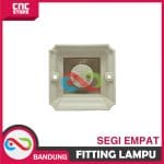 FITTING LAMPU PLAFON SEGI EMPAT MANGKOK LAMPU - Image 5