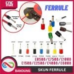 SKUN FERRULES 0.5mm E0508 0.5 mm SKUN KABEL TUSUK WARNA PUTIH