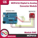 MCP4725 MCP 4725 DIGITAL TO ANALOG DAC CONVERTER MODULE - Image 5