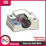 SCS8UU SC8UU BEARING SLIDE BLOK 8MM LM8UU 3D PRINTING - Image 2