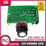 SCR 220V 220VAC THYRISTOR 4000W DIMMER SPEED REGULATOR CONTROLLER MOTOR LAMPU MODULE - Image 3