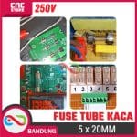 FUSE SEKRING KACA 5x20MM 250V GLASS FUSE TUBE -10A - Image 2