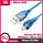 WEMOS D1 MINI NODEMCU 4MB LUA WIFI IOT INTERNET ESP8266 ESP12E + KABEL MICRO USB - Image 2