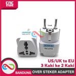 KONVERTER STEKER PLUG OVER CONVERTER COLOKAN 3 KAKI KE 2 KAKI STOP KONTAK - Image 4