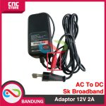 POWER SUPPLY ADAPTOR 12V 2A REAL 24WATT CCTV ADAPTOR JACK DC 5.5x2.1MM - Image 2