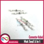 3in1 HOT SEAL WIRE CONNECTOR SAMBUNGAN KABEL WATERPROOF SOLDER HEAT - PUTIH - Image 3
