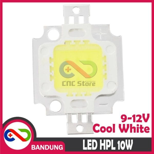 HPL 10W 10WATT HIGH POWER LED WHITE PUTIH COOL BRIGHT