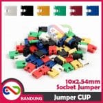 20PCS JUMPER CAP SOCKET SOKET 2.54MM 2.54 BLACK HITAM - Image 4