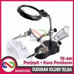 PENJEPIT PCB PLUS KACA PEMBESAR & DUDUKAN SOLDER TELIJIA TE-801 ORIGINAL - Image 2