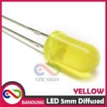 10PCS LED 5MM SUPER BRIGHT YELLOW KUNING DIFFUSED - Image 4