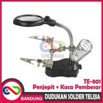 PENJEPIT PCB PLUS KACA PEMBESAR & DUDUKAN SOLDER TELIJIA TE-801 ORIGINAL - Image 4