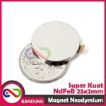 MAGNET NEODYMIUM NDFEB BULAT PERMANEN 25X2MM - Image 2