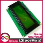LCD CHARACTER 20X4 2004 5V GREEN HJAU BACKLIGHT MODULE + I2C MODULE - Image 2