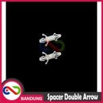 SPACER PCB DUAL DOABLE ARROW 2 KAKI PLASTIK