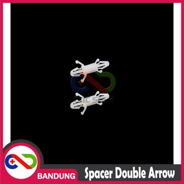 SPACER PCB DUAL DOABLE ARROW 2 KAKI PLASTIK